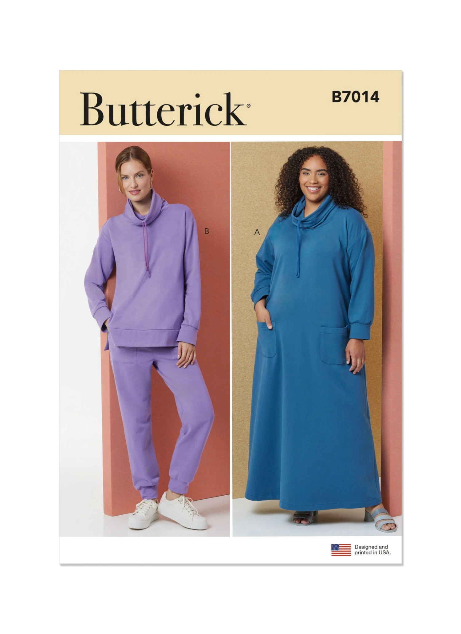 Butterick Sewing Pattern B7014 Misses' / Women's Lounge Dress, Top And Pants 2 Butterick Sewing Pattern B7014 Misses' / Women's Lounge Dress, Top And Pants - Image 2