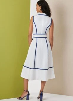 Butterick Sewing Pattern B7038 Midi Length Fit And Flare Dress -Jaycotts Shop B7038 03