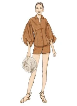 Butterick Sewing Pattern B7045 Misses' / Petite Top, Shorts And Pants -Jaycotts Shop B7045 02