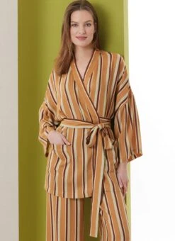 Butterick Sewing Pattern B7047 Misses' Robe And Pants Sleepwear -Jaycotts Shop B7047 01