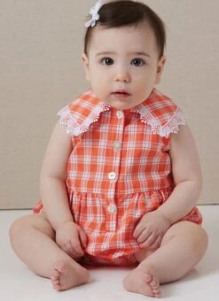 Butterick Sewing Pattern B7048 Babies' Rompers