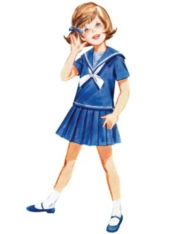 Butterick Sewing Pattern B7054 1960's' Children's Sportswear Coordinates 9 Butterick Sewing Pattern B7054 1960's' Children's Sportswear Coordinates -Jaycotts Shop B7054 01