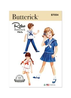 Butterick Sewing Pattern B7054 1960's' Children's Sportswear Coordinates