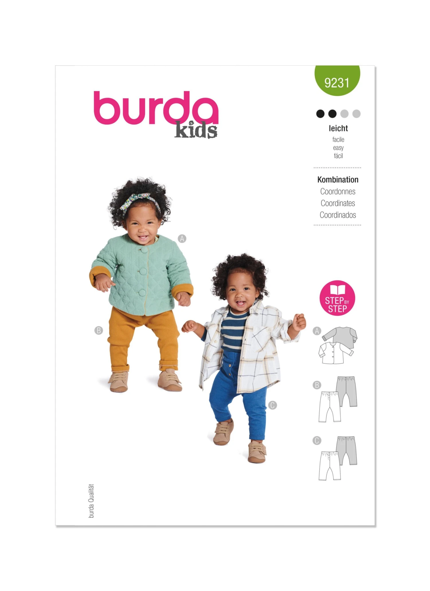 Burda Sewing Pattern 9231 Babies' Coordinates 2 Burda Sewing Pattern 9231 Babies' Coordinates - Image 2