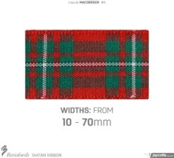 Berisfords MacGregor Tartan Ribbon 5 Berisfords MacGregor Tartan Ribbon -Jaycotts Shop BERISFORDS TARTAN RIBBON 4B
