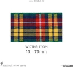 Berisfords Buchanan Tartan Ribbon