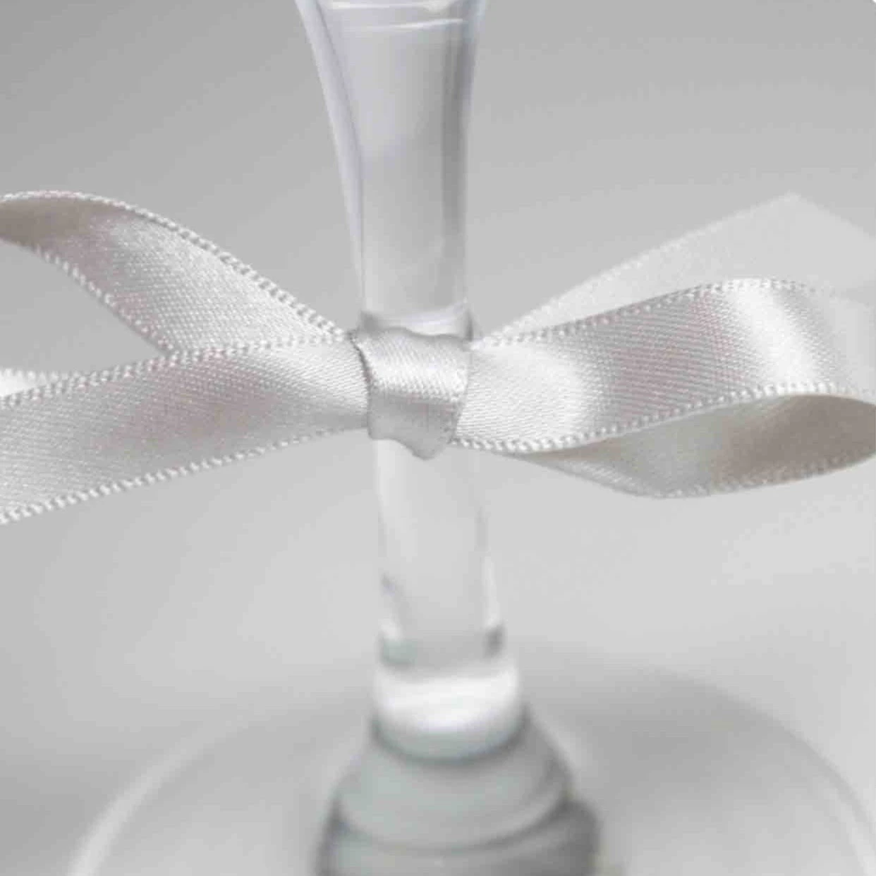 Berisfords Satin Ribbon, Silver Grey 2 Berisfords Satin Ribbon, Silver Grey - Image 2