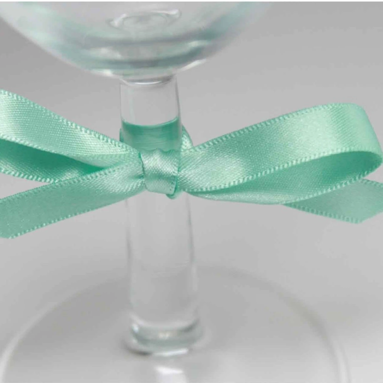 Berisfords Satin Ribbon, Aqua 2 Berisfords Satin Ribbon, Aqua - Image 2
