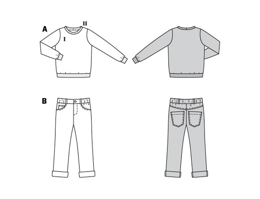 Burda Sewing Pattern 9251 Boys Trousers And Top 6 Burda Sewing Pattern 9251 Boys Trousers And Top - Image 6