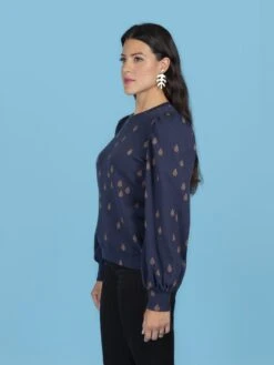 Tilly And The Buttons Billie Sweatshirt And Dress Pattern -Jaycotts Shop Billie sweatshirt balloon sleeves 2