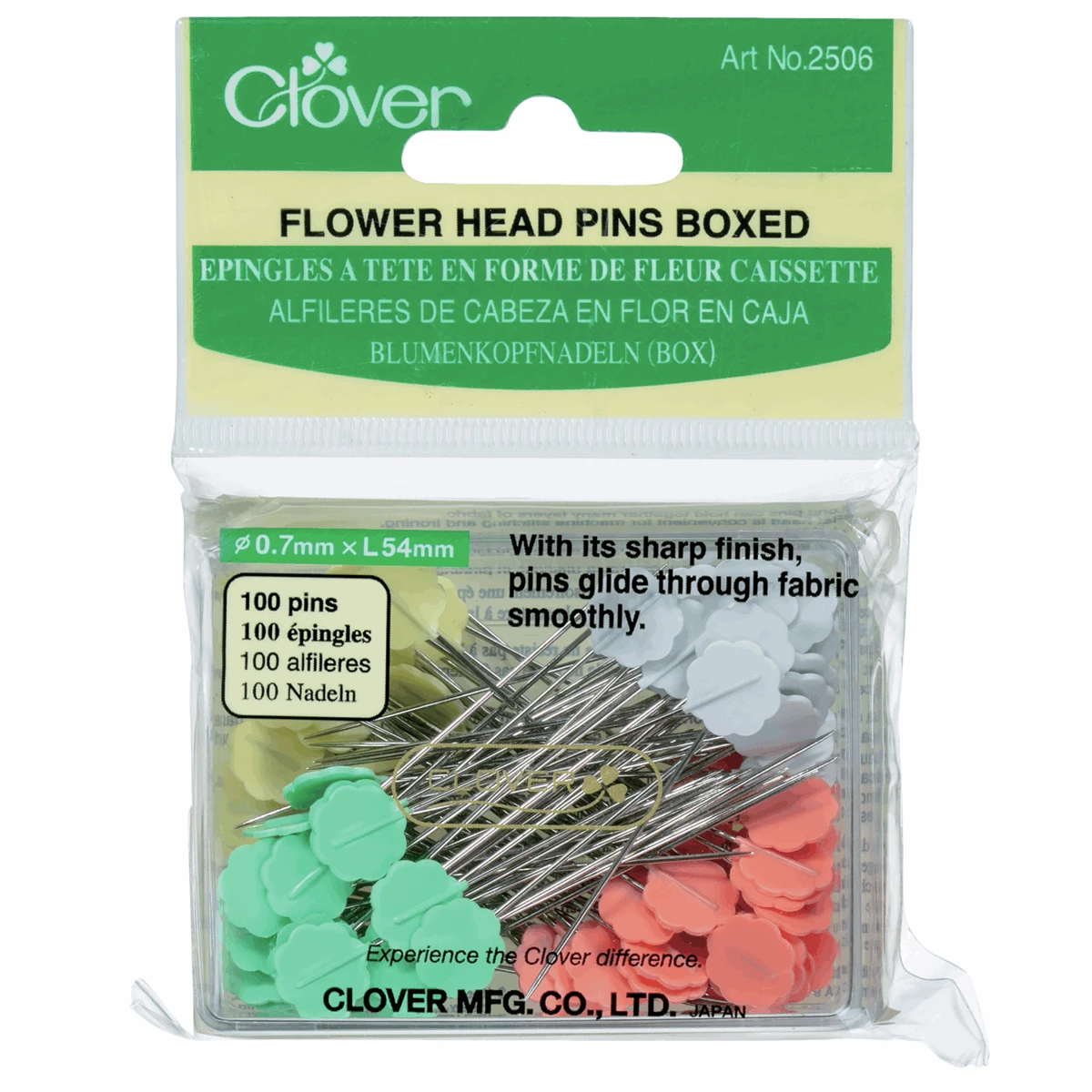 Clover Flower Head Pins - Value Pack 1 Clover Flower Head Pins - Value Pack