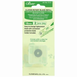 Spare Blades For Clover Rotary Cutters -Jaycotts Shop CL7512 png