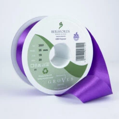 Berisfords Satin Ribbon, Purple