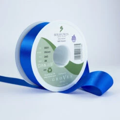 Berisfords Satin Ribbon, Dark Royal