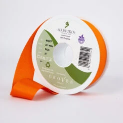 Berisfords Grosgrain Ribbon - Tangerine