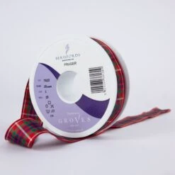 Berisfords Frazer Tartan Ribbon