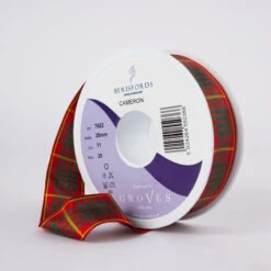 Berisfords Cameron Tartan Ribbon
