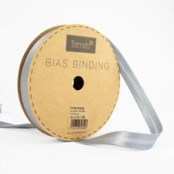 Satin Bias Binding | 900 Silver