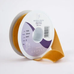 Berisfords Velvet Ribbon, Copper