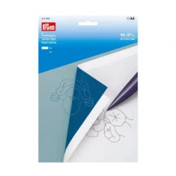 Prym Pack Of Transfer Paper - Blue And Grey