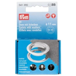 Prym Eyelets Silver Coloured | 11mm And 14mm