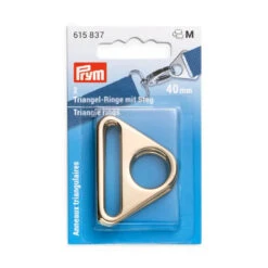 Prym New Gold Triangle Loops For Bag Straps
