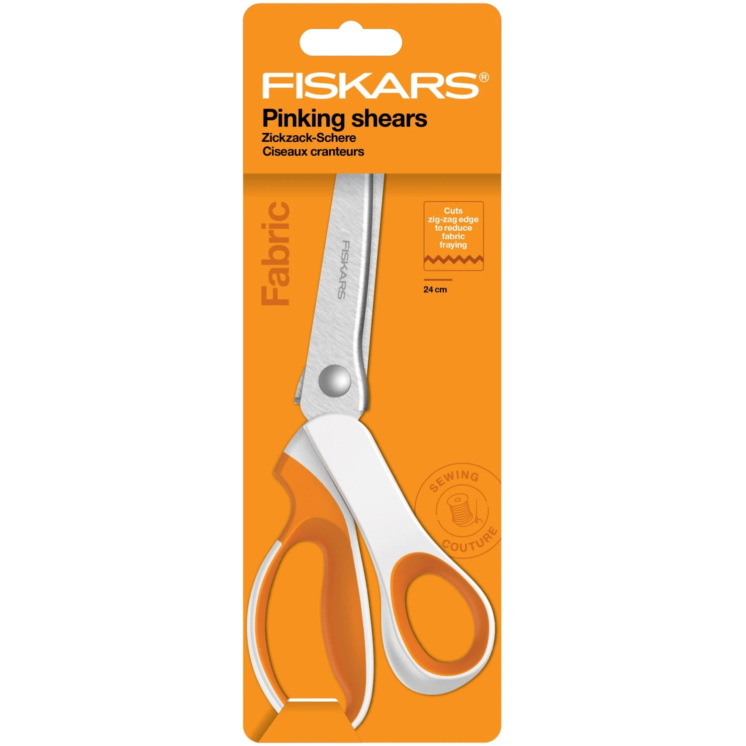 FISKARS Soft Grip Pinking Shears 2 FISKARS Soft Grip Pinking Shears - Image 2