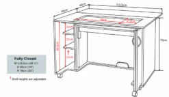 Horn 860 Sewing Cabinet With Electric Lift -Jaycotts Shop Final Horn Electric Supplement 2024 2025 Landscape 6