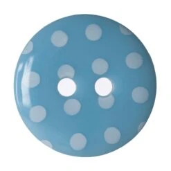 Blue Polka Dot Buttons