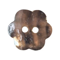 Buttons: Shell #1A Natural - Flower Shape