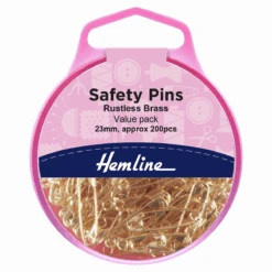 Small Brass Safety Pins | Value Pack Of 200