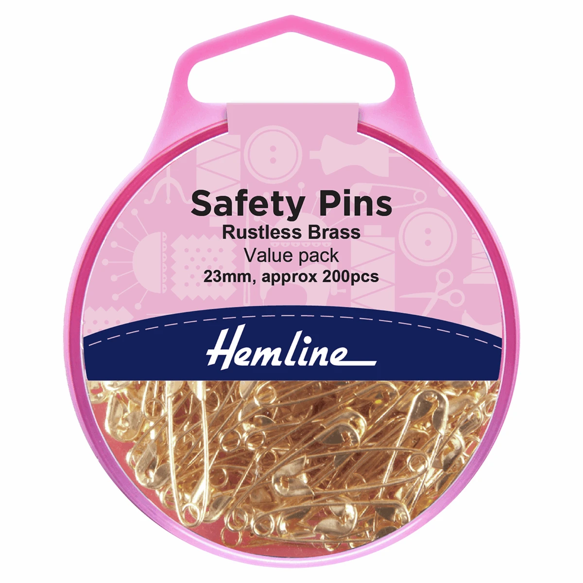 Small Brass Safety Pins | Value Pack Of 200 1 Small Brass Safety Pins | Value Pack Of 200