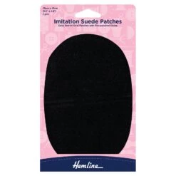 Hemline Imitation Suede Patches
