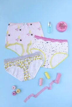 Tilly And The Buttons Iris - Pattern For Knickers -Jaycotts Shop Iris flatlay 1