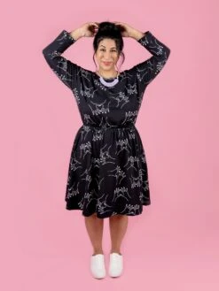 Tilly And The Buttons Lotta Dress Pattern -Jaycotts Shop Lotta dress jersey 01