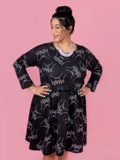 Tilly And The Buttons Lotta Dress Pattern -Jaycotts Shop Lotta dress jersey 02