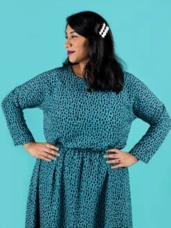 Tilly And The Buttons Lotta Dress Pattern -Jaycotts Shop Lotta dress midilength longsleeves 02