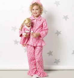 McCall's 6458 Kid's Pyjama Tops And Pants Pattern -Jaycotts Shop M6458c