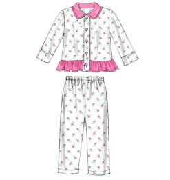 McCall's 6458 Kid's Pyjama Tops And Pants Pattern -Jaycotts Shop M6458e