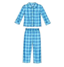 McCall's 6458 Kid's Pyjama Tops And Pants Pattern -Jaycotts Shop M6458f