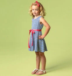 M6915 Girls' Dresses | Easy -Jaycotts Shop M6915d