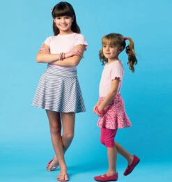 M6918 Girls' Skorts | Easy