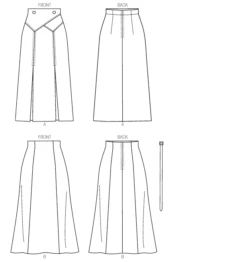 M6993 Misses' Skirts And Belt -Jaycotts Shop M6993j