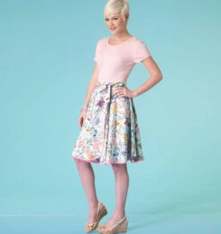 M7129 Misses' Wrap Skirts