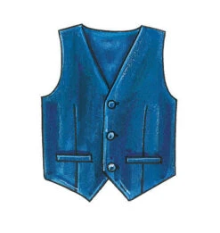 M7223 Children's/Boys' Lined Vests, Cummerbund, Bow Tie And Neck -Jaycotts Shop M7223 full 6