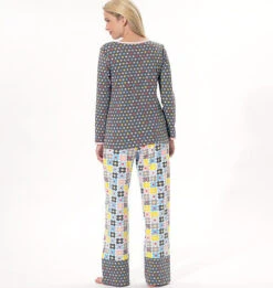 M7297 Misses'/Women's Robe, Belt, Tops, Dress And Shorts -Jaycotts Shop M7297 full 6