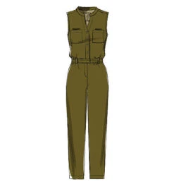 M7330 Misses' Button-Up Romers And Jumpsuits -Jaycotts Shop M7330 full 5