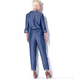 M7330 Misses' Button-Up Romers And Jumpsuits -Jaycotts Shop M7330 full 7