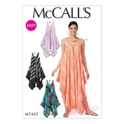 M7402 Dresses And Jumpsuit McCalls Pattern -Jaycotts Shop M7402
