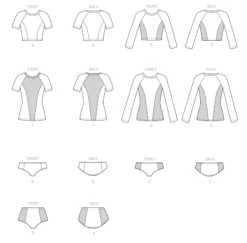 M7417 Misses / Girls Swimsuits McCalls Pattern -Jaycotts Shop M7417